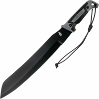 Мачете Gerber — Gator Golok Machete, сталь 65MN Carbon Steel Black Finish, рукоять ударопрочный пластик купить в Тамбове