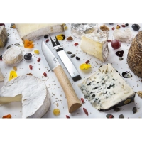 Набор ножей для резки сыра Opinel Cheese set (нож, вилка), рукоять дерево, нержавеющая сталь, коробок купить в Тамбове