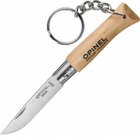 Нож-брелок Opinel №4, нержавеющая сталь, бук купить в Тамбове