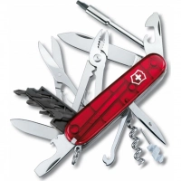 Нож перочинный Victorinox CyberTool, сталь X55CrMo14, рукоять Cellidor®, полупрозрачный красный купить в Тамбове