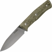 Нож с фиксированным клинком LionSteel B35, сталь Sleipner, рукоять Green canvas micarta купить в Тамбове