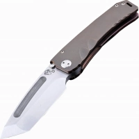 Нож складной Medford Marauder Tanto, сталь D2 Tool Steel, рукоять титановый сплав, бронзовый купить в Тамбове