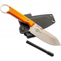 Нож White River FIRECRAFT 3.5 Pro StoneWash, сталь CPM S35VN, рукоять G10 оранжевая купить в Тамбове