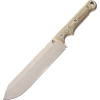 Нож White River FIRECRAFT 7 StoneWash, сталь CPM S35VN, рукоять серо-зеленая микарта, чехол Kydex купить в Тамбове