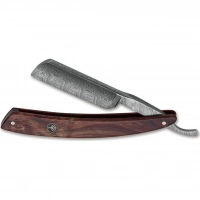 Опасная бритва Boker Damascus Curly Birch 6/8, сталь дамаск, рукоять коричневая береза купить в Тамбове