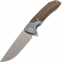 Складной нож Maxace Goliath Blue, сталь Bohler K110, Micarta купить в Тамбове