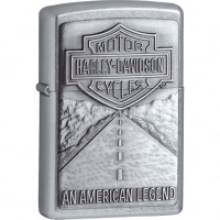 Зажигалка ZIPPO Harley-Davidson® Легенда, с покрытием Street Chrome™ купить в Тамбове