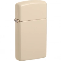 Зажигалка ZIPPO Slim® с покрытием Flat Sand, бежевая, матовая купить в Тамбове